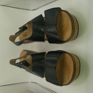 Clarks platform sandals